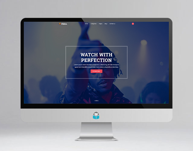 响应式的图片素材下载HTML模板