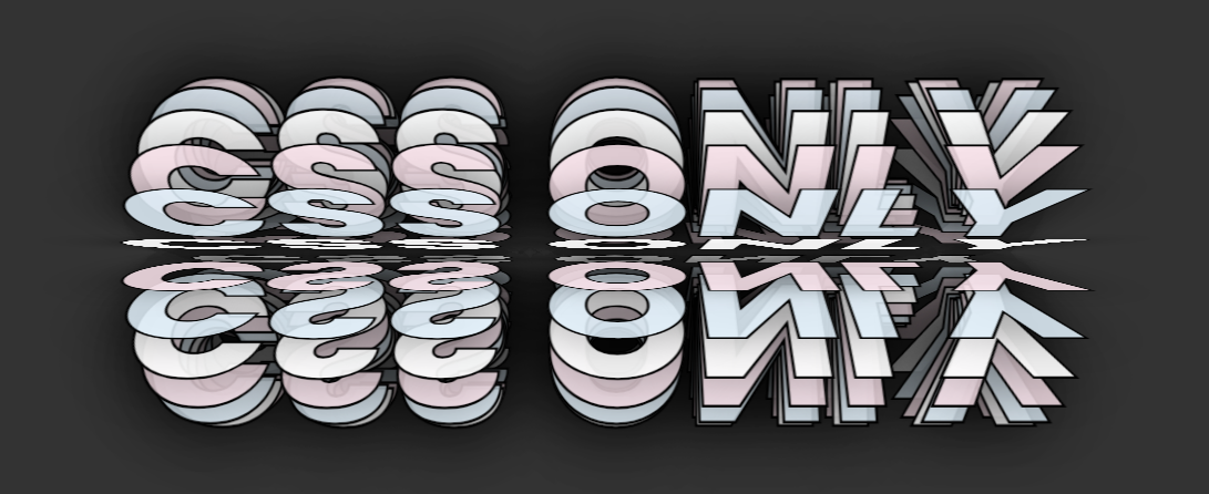 【每日一练】36—CSS实现一款炫酷的3D 文本旋转效果