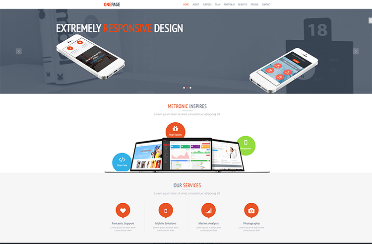 【视频号】软件行业企业HTML5单页网站模板